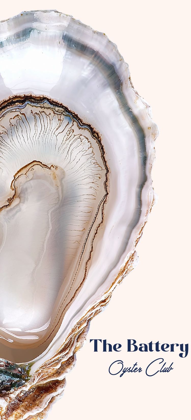 The Battery Oyster Club menu cover
