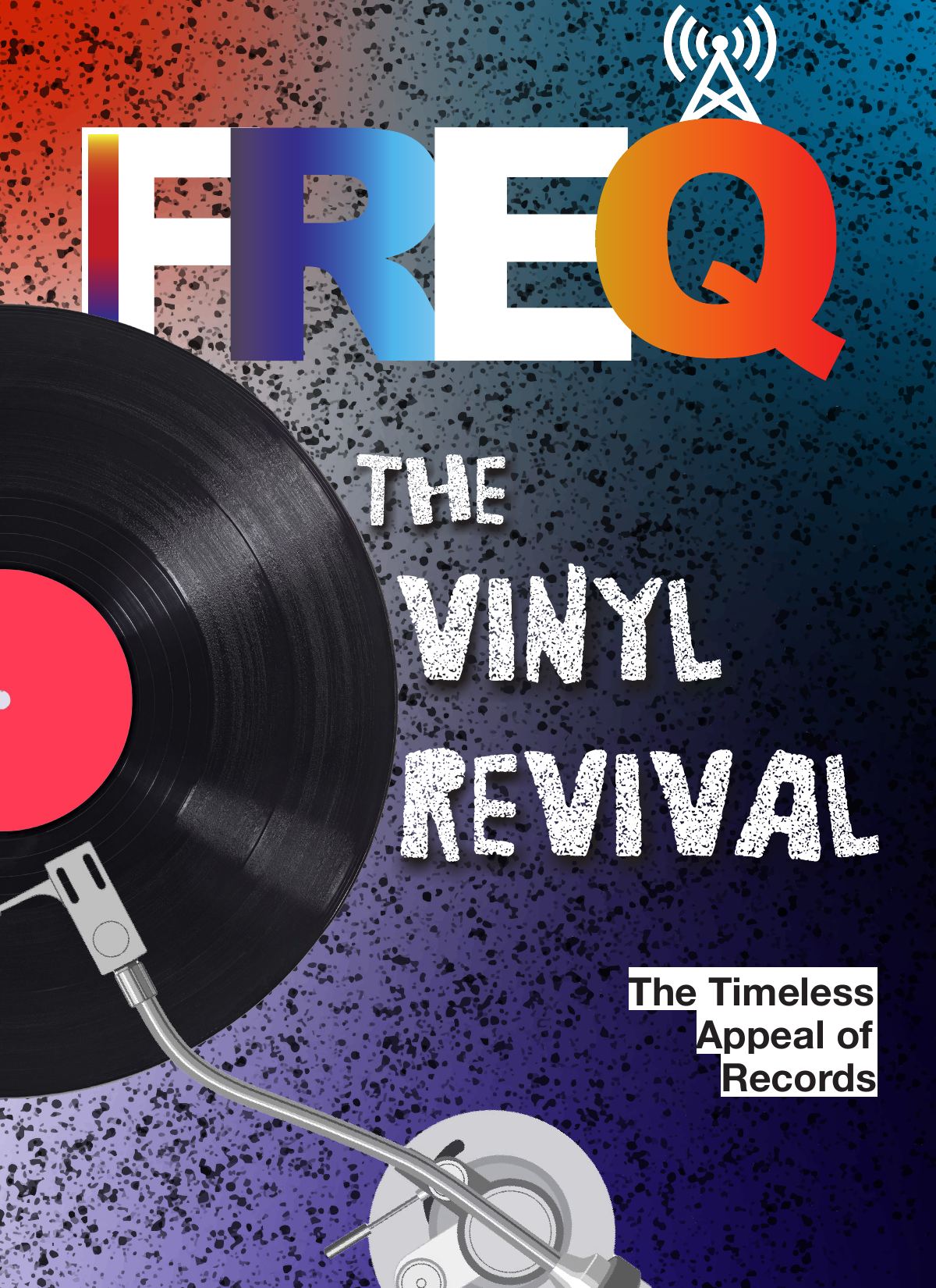 FREQ magazine cover — The Vinyl Revival
